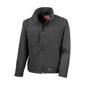 Result Men`s Classic Softshell Jacket, Black, S bedrucken, Art.-Nr. 439331013
