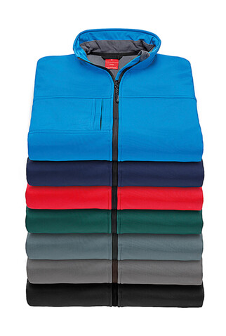 Result Men`s Classic Softshell Jacket, Azure, 2XL bedrucken, Art.-Nr. 439333107