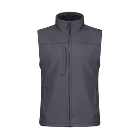 Regatta Flux Softshell Bodywarmer, Seal Grey, S bedrucken, Art.-Nr. 445171293