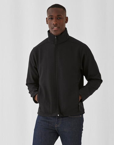 B &amp; C ID.701 Softshell Jacket, White/White, S bedrucken, Art.-Nr. 445420703