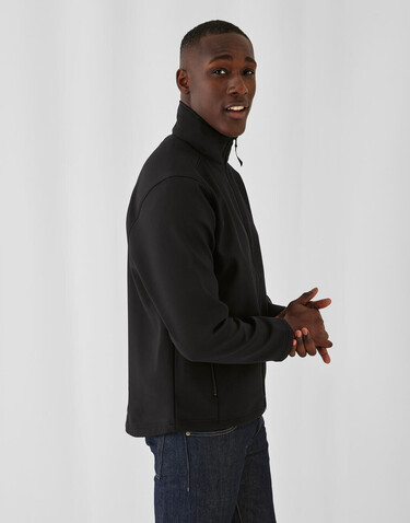 B &amp; C ID.701 Softshell Jacket, White/White, S bedrucken, Art.-Nr. 445420703