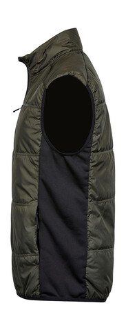 Tee Jays Hybrid-Stretch Bodywarmer, Black/Black, XS bedrucken, Art.-Nr. 457541772