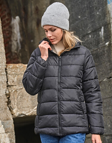 Tee Jays Womens Hooded Lite Jacket, Black, S bedrucken, Art.-Nr. 458541013