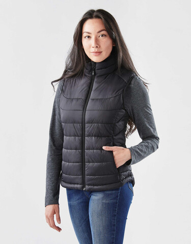 StormTech Women`s Stavanger Thermal Vest, Black, S bedrucken, Art.-Nr. 485181013