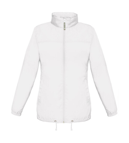 B & C Sirocco/women Windbreaker, White, XS bedrucken, Art.-Nr. 497420002 B & C Sirocco/women Windbreaker, White, XS bedrucken, Art.-Nr. 497420002