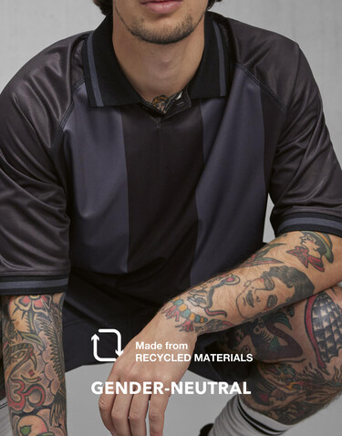 B &amp; C Active Polo, Black, M bedrucken, Art.-Nr. 504421013