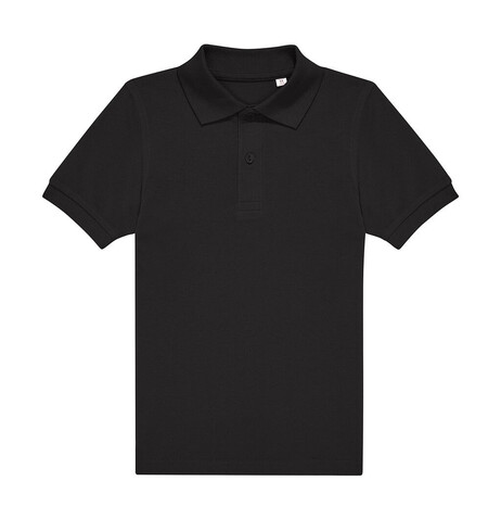 B &amp; C MY POLO 180 /kids, Black, 12/13 (152/164) bedrucken, Art.-Nr. 505421017