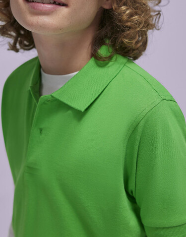 B &amp; C MY POLO 180 /kids, White, 5/6 (110/116) bedrucken, Art.-Nr. 505420004