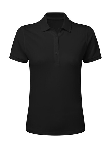 SG Signature Tagless Polo Stretch Women, Dark Black, 3XL bedrucken, Art.-Nr. 510521048