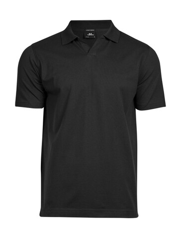 Tee Jays Luxury Stretch V-Neck Polo, Black, S bedrucken, Art.-Nr. 512541013 Tee Jays Luxury Stretch V-Neck Polo, Black, S bedrucken, Art.-Nr. 512541013