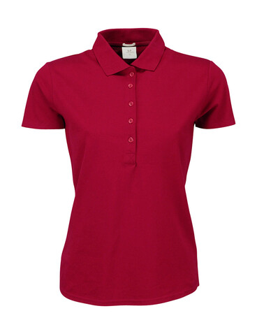 Tee Jays Ladies` Luxury Stretch Polo, Deep Red, M bedrucken, Art.-Nr. 513544064 Tee Jays Ladies` Luxury Stretch Polo, Deep Red, M bedrucken, Art.-Nr. 513544064