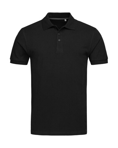 Stedman Lux Polo Men, Black Opal, 4XL bedrucken, Art.-Nr. 525051029
