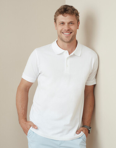 Stedman Lux Polo Men, White, S bedrucken, Art.-Nr. 525050003