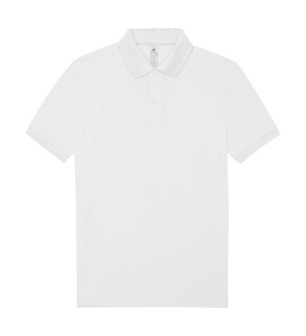 B &amp; C My Polo 180, White, S bedrucken, Art.-Nr. 527420002