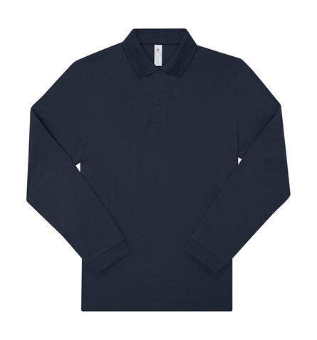 B &amp; C My Polo 180 LSL, Navy, 2XL bedrucken, Art.-Nr. 528422006
