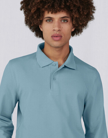 B &amp; C My Polo 210 LSL, Dark Grey, S bedrucken, Art.-Nr. 530421282