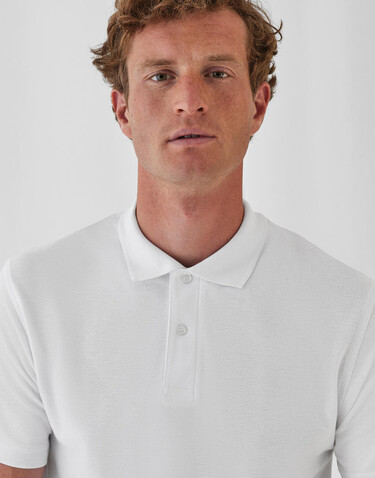 B & C ID.001 Piqué Polo Shirt, White, XS bedrucken, Art.-Nr. 548420002 B & C ID.001 Piqué Polo Shirt, White, XS bedrucken, Art.-Nr. 548420002