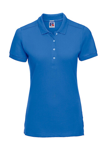 Russell Europe Ladies` Fitted Stretch Polo, White, XS bedrucken, Art.-Nr. 566000002 Russell Europe Ladies` Fitted Stretch Polo, White, XS bedrucken, Art.-Nr. 566000002