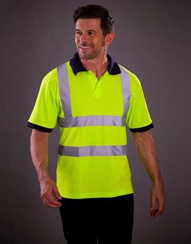 Yoko Fluo Polo, Fluo Yellow, S bedrucken, Art.-Nr. 577776051 Yoko Fluo Polo, Fluo Yellow, S bedrucken, Art.-Nr. 577776051