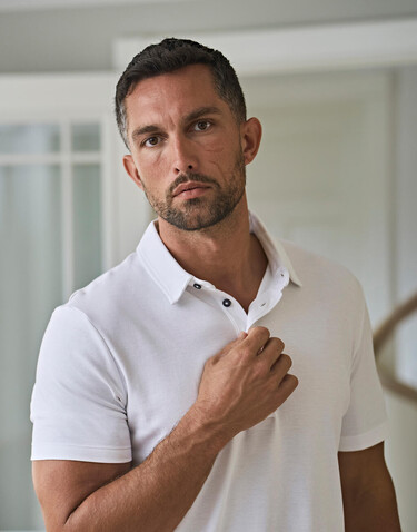 Tee Jays Pima Cotton Polo, White, S bedrucken, Art.-Nr. 586540003 Tee Jays Pima Cotton Polo, White, S bedrucken, Art.-Nr. 586540003