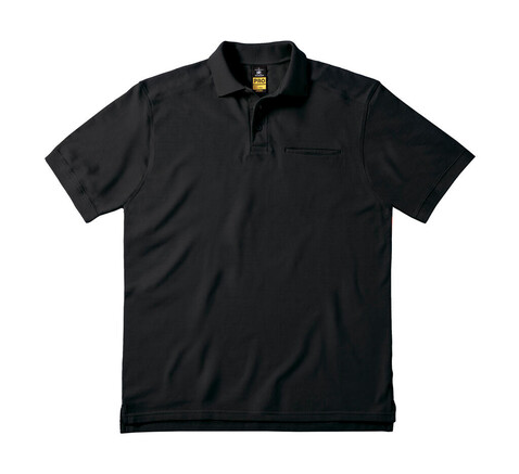 B & C Skill Pro Workwear Pocket Polo, Black, S bedrucken, Art.-Nr. 590421013 B & C Skill Pro Workwear Pocket Polo, Black, S bedrucken, Art.-Nr. 590421013
