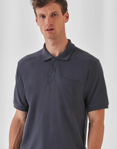 B & C Skill Pro Workwear Pocket Polo, Black, S bedrucken, Art.-Nr. 590421013 B & C Skill Pro Workwear Pocket Polo, Black, S bedrucken, Art.-Nr. 590421013