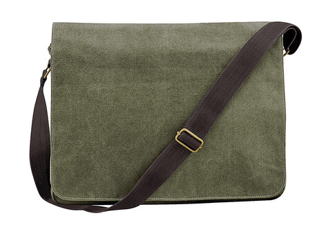 Quadra Vintage Canvas Despatch Bag, Vintage Black, One Size bedrucken, Art.-Nr. 601301120 Quadra Vintage Canvas Despatch Bag, Vintage Black, One Size bedrucken, Art.-Nr. 601301120