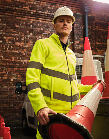 Regatta Pro Hi-Vis Thor Fleece, Orange, S bedrucken, Art.-Nr. 607174121