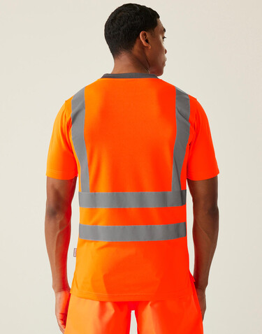 Regatta Pro Hi-Vis T-Shirt, Orange, S bedrucken, Art.-Nr. 612174121