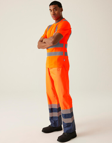 Regatta Pro Hi-Vis T-Shirt, Orange, S bedrucken, Art.-Nr. 612174121