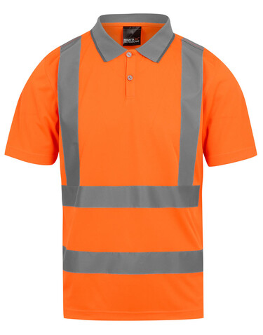 Regatta Pro Hi-Vis Polo, Orange, S bedrucken, Art.-Nr. 613174121 Regatta Pro Hi-Vis Polo, Orange, S bedrucken, Art.-Nr. 613174121