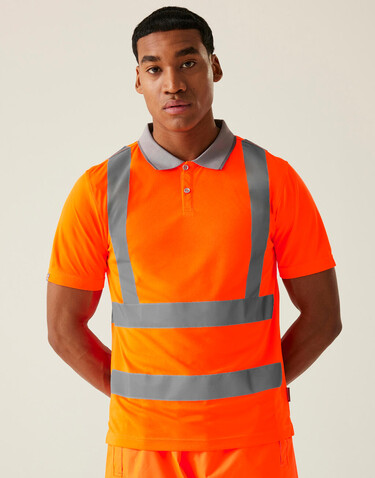 Regatta Pro Hi-Vis Polo, Orange, S bedrucken, Art.-Nr. 613174121 Regatta Pro Hi-Vis Polo, Orange, S bedrucken, Art.-Nr. 613174121
