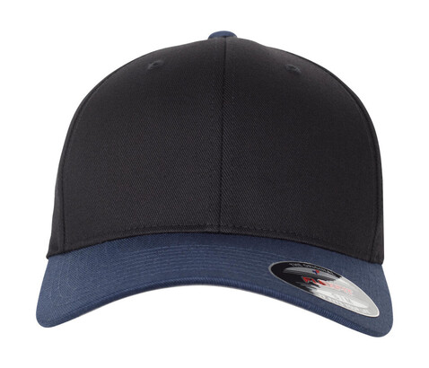 Flexfit Flexfit Wooly Combed 2-Tone, Black/Navy, S/M bedrucken, Art.-Nr. 616681481