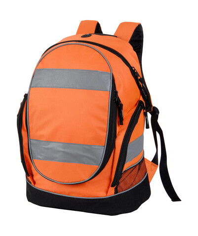 Shugon Hi-Vis Backpack, Hi-Vis Orange/Black, One Size bedrucken, Art.-Nr. 621384650 Shugon Hi-Vis Backpack, Hi-Vis Orange/Black, One Size bedrucken, Art.-Nr. 621384650