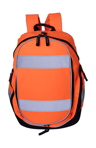 Shugon Hi-Vis Backpack, Hi-Vis Orange/Black, One Size bedrucken, Art.-Nr. 621384650 Shugon Hi-Vis Backpack, Hi-Vis Orange/Black, One Size bedrucken, Art.-Nr. 621384650