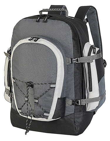 Shugon Monte Rosa Classic Travel Rucksack, Dark Grey/Black/Petrol, One Size bedrucken, Art.-Nr. 624381940 Shugon Monte Rosa Classic Travel Rucksack, Dark Grey/Black/Petrol, One Size bedrucken, Art.-Nr. 624381940