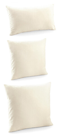 Westford Mill Fairtrade Cotton Canvas Cushion Cover, Natural, 30x50cm (S) bedrucken, Art.-Nr. 633280081