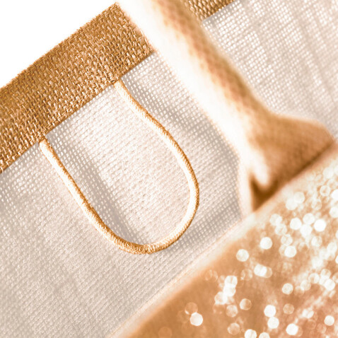 Westford Mill Shimmer Jute Shopper, Natural/Gold, One Size bedrucken, Art.-Nr. 637280160 Westford Mill Shimmer Jute Shopper, Natural/Gold, One Size bedrucken, Art.-Nr. 637280160