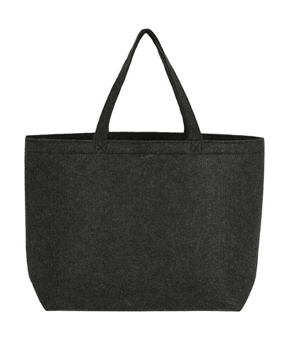 SG ACCESSORIES - BAGS Large Felt Shopper, Charcoal Melange, One Size bedrucken, Art.-Nr. 640571300 SG ACCESSORIES - BAGS Large Felt Shopper, Charcoal Melange, One Size bedrucken, Art.-Nr. 640571300