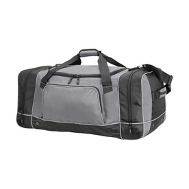 Shugon Chicago Spacious Holdall, Grey/Black, One Size bedrucken, Art.-Nr. 644381480