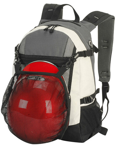 Shugon Indiana Student/ Sports Backpack, Dark Grey/Off White, One Size bedrucken, Art.-Nr. 650381530 Shugon Indiana Student/ Sports Backpack, Dark Grey/Off White, One Size bedrucken, Art.-Nr. 650381530