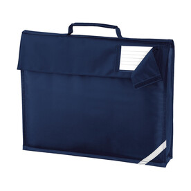 Quadra Junior Book Bag, Navy, One Size bedrucken, Art.-Nr. 651302000