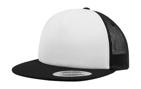 Flexfit Foam Trucker with White Front, Black/White/Black, One Size bedrucken, Art.-Nr. 652681800 Flexfit Foam Trucker with White Front, Black/White/Black, One Size bedrucken, Art.-Nr. 652681800