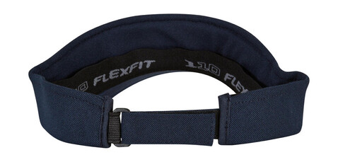 Flexfit 110 Visor Cap, Black, One Size bedrucken, Art.-Nr. 663681010