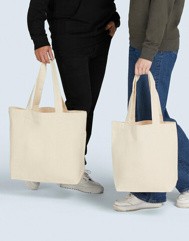 SG ACCESSORIES - BAGS Canvas Wide Shopper LH, Natural, M (39x35x12cm) bedrucken, Art.-Nr. 674570081 SG ACCESSORIES - BAGS Canvas Wide Shopper LH, Natural, M (39x35x12cm) bedrucken, Art.-Nr. 674570081