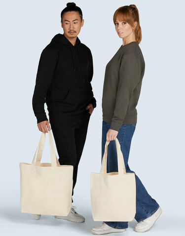 SG ACCESSORIES - BAGS Canvas Wide Shopper LH, Natural, M (39x35x12cm) bedrucken, Art.-Nr. 674570081 SG ACCESSORIES - BAGS Canvas Wide Shopper LH, Natural, M (39x35x12cm) bedrucken, Art.-Nr. 674570081