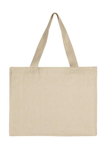 SG ACCESSORIES - BAGS Canvas Wide Shopper with Fold LH, Natural, L (42x32x12cm) bedrucken, Art.-Nr. 675570081 SG ACCESSORIES - BAGS Canvas Wide Shopper with Fold LH, Natural, L (42x32x12cm) bedrucken, Art.-Nr. 675570081