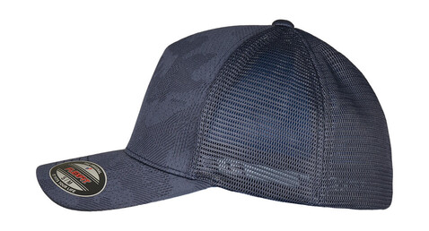 Flexfit Flexfit Jaquard Camo Cap, Navy, S/M bedrucken, Art.-Nr. 676682001