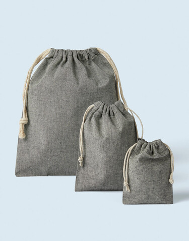 SG ACCESSORIES - BAGS Recycled Cotton/Polyester Stuff Bag, Natural Heather, 2XS (10x14) bedrucken, Art.-Nr. 682570141 SG ACCESSORIES - BAGS Recycled Cotton/Polyester Stuff Bag, Natural Heather, 2XS (10x14) bedrucken, Art.-Nr. 682570141