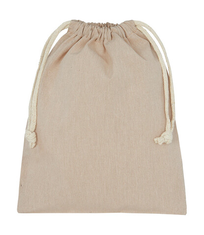 SG ACCESSORIES - BAGS Recycled Cotton/Polyester Stuff Bag, Natural Heather, 2XS (10x14) bedrucken, Art.-Nr. 682570141 SG ACCESSORIES - BAGS Recycled Cotton/Polyester Stuff Bag, Natural Heather, 2XS (10x14) bedrucken, Art.-Nr. 682570141